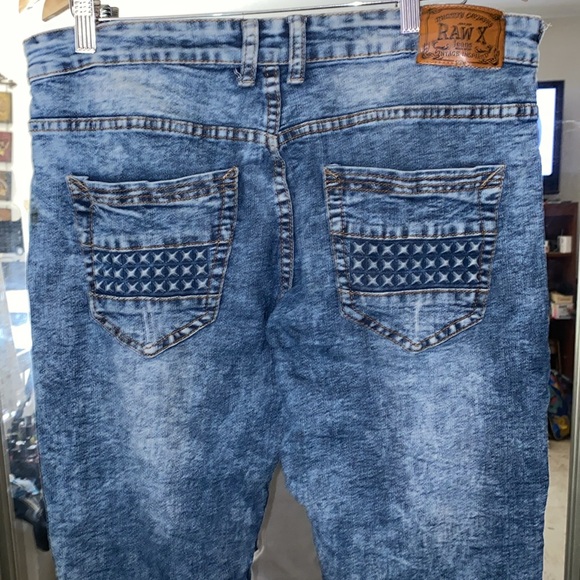 Men’s size 34 standard raw X jeans - Picture 9 of 11